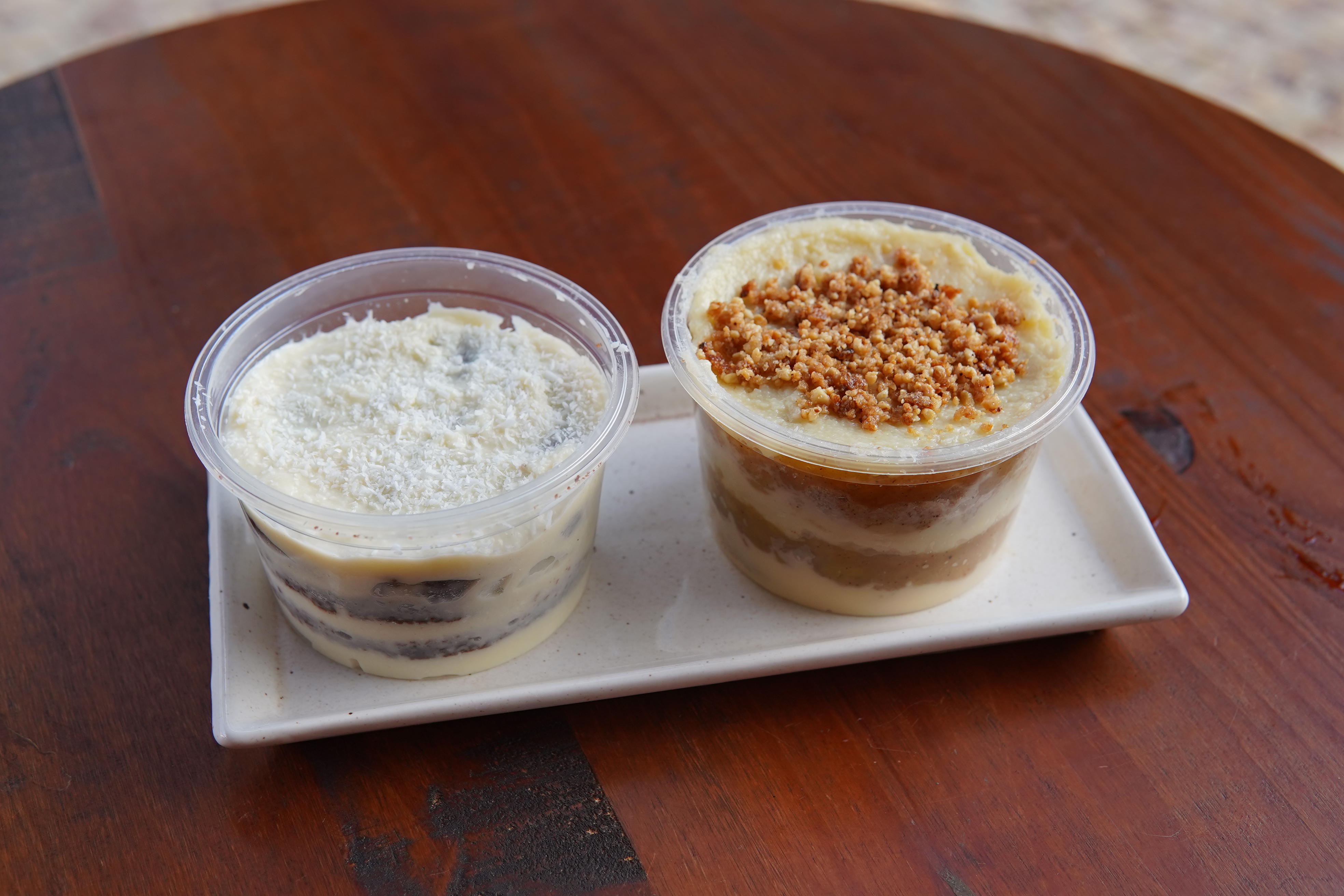 Bolo gelado em detalhe