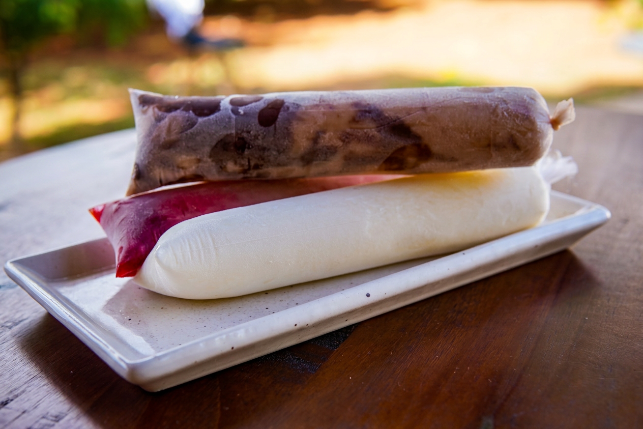 Dindin artesanal Gelados da Preta